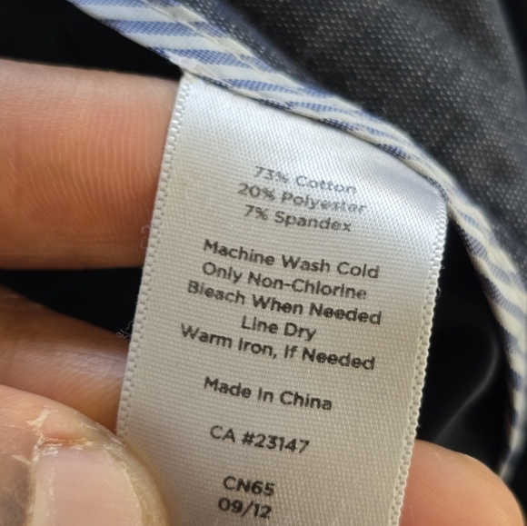 Talbots Pants Womens Sz 16 Gray Signature Dress Straight 38x32 Mid Rise - Picture 8 of 10